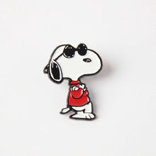 Load image into Gallery viewer, Magpie x Peanuts - Snoopy Joe Cool Vibes Pin Badge