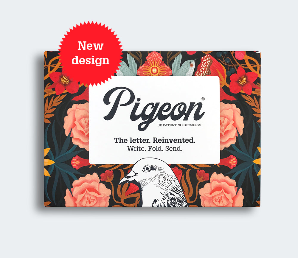 Pigeon Posted Letters - Bright & Beautiful.  New Design!