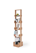 Load image into Gallery viewer, bookie oak shelf, natural oak by wireworks
