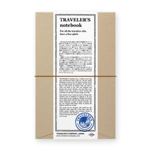 Load image into Gallery viewer, TRAVELER'S COMPANY notebook - Camel coloured leather regular size