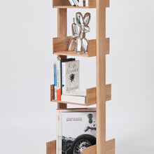 Load image into Gallery viewer, bookie oak shelf, natural oak by wireworks
