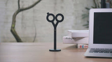 Load image into Gallery viewer, Desk scissors with stand - Black Coloured - HMM