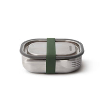 Load image into Gallery viewer, Lunch Box - Leak Proof Stainless Steel and Olive Green - Black + Blum