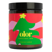 Load image into Gallery viewer, Christmas Tree Scandinavian Pine Forest Jar Candle by OLOR