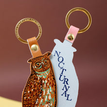 Load image into Gallery viewer, Nocturnal Owl Key Fob by Ark Colour Design - Pale Pink