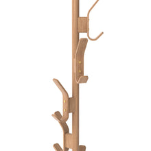 Load image into Gallery viewer, right hook coat stand, natural oak by Wireworks
