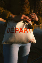 Load image into Gallery viewer, Départ - Arrivée Cycling Musette Bag by The General Classification - natural cotton