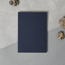 Load image into Gallery viewer, Matere NAVY LINEN - A5 Layflat Softcover Notebook - Lined Munken Pages
