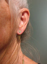 Load image into Gallery viewer, PEEP / TRIANGLE Earrings by Leather Look Leg