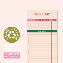 Load image into Gallery viewer, Good Tuesday - To Do List Pad | Work Hard, Play Nice