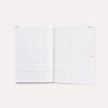 Load image into Gallery viewer, The Completist - A6 Lay Flat Pocket Undated Weekly Planner Book - Superbloom No. 1