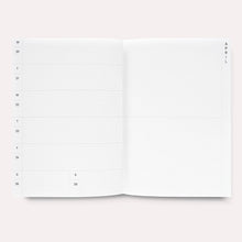 Load image into Gallery viewer, Numero 2026 Dated Weekly Planner Book size A5 by The Completist
