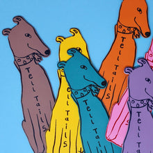 Load image into Gallery viewer, Dog Tails Bookmark by Ark Colour Design - Orange