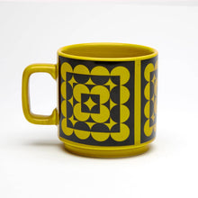 Load image into Gallery viewer, Magpie x Hornsea Mug Squarcles Chartreuse