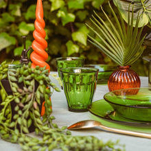 Load image into Gallery viewer, Duralex Picardie Jungle Green 25cl glasses, set of six