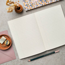 Load image into Gallery viewer, Katie Leamon - A5 Ruled Mustard Lay Flat Notebook - Vol 42