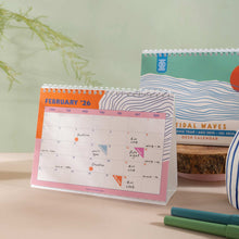 Load image into Gallery viewer, Good Tuesday - 2025–2026 Academic Desk Calendar | Tidal Waves