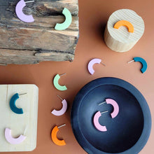 Load image into Gallery viewer, Curve studs, Will Sharp Jewellery