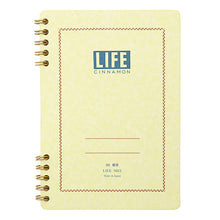 Load image into Gallery viewer, Cinnamon ring bound notebook by LIFE - Lined Paper