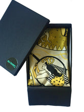 Load image into Gallery viewer, Night Circus unisex 44cm neckerchief scarf or pocket square by Su Owen