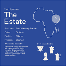 Load image into Gallery viewer, Climpson & Sons - The Estate, Ethiopia: Single Origin Coffee. 250g Wholebean / Filter Ground