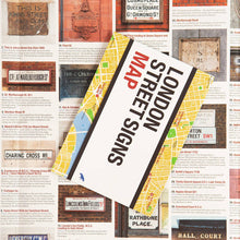 Load image into Gallery viewer, Blue Crow Media London Street Signs Map