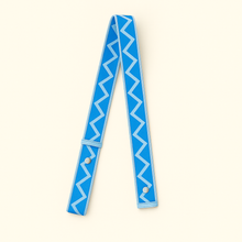 Load image into Gallery viewer, Zigzag Fabric adjustable strap for Japanese Knitted Knot Top Bags - Tokeii Knit London