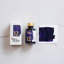 Load image into Gallery viewer, Tom's Studio - Fountain Pen Ink - Juniper purple-black 12