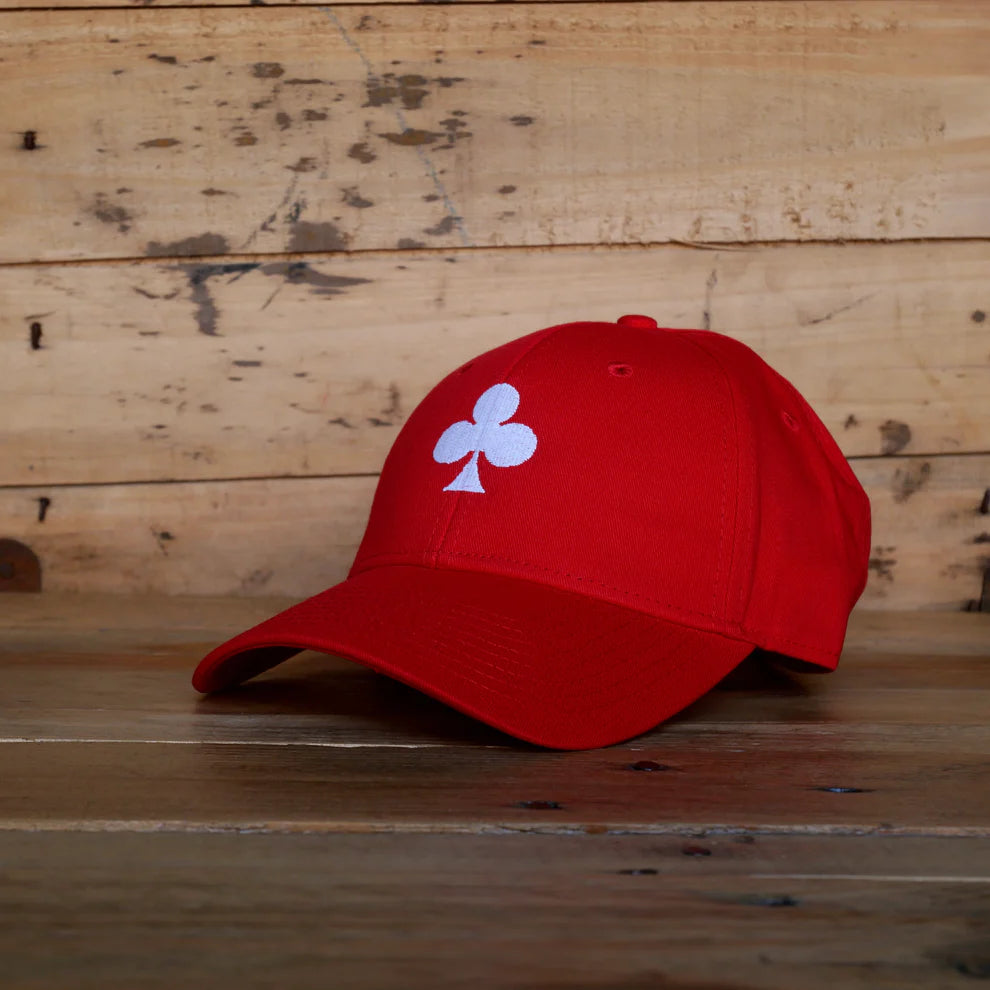 Baseball Cap red with white , organic cotton by monsieurbarr
