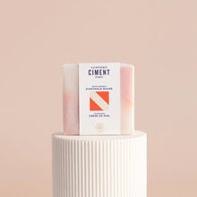 Load image into Gallery viewer, Diagonal Stripe Soap in Red | Honey Cream fragrance.  By Savonnerie Ciment.
