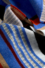 Load image into Gallery viewer, Wallace Sewell Striped Lambswool Scarf - Angus in Harbour - PRE-ORDER