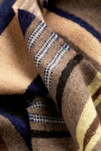Load image into Gallery viewer, Wallace Sewell Striped Lambswool Scarf - Angus in Oyster - PRE-ORDER
