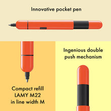 Load image into Gallery viewer, LAMY pico - compact extending pocket ballpoint pen - black ink