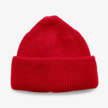 Load image into Gallery viewer, Merino Wool Service Watch Cap Beanie - Cousteau / Zissou Red