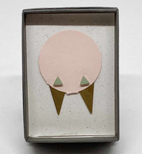 Load image into Gallery viewer, PEEP / TRIANGLE Earrings by Leather Look Leg
