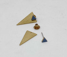 Load image into Gallery viewer, PEEP / TRIANGLE Earrings by Leather Look Leg
