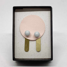 Load image into Gallery viewer, ORB / DECO Earrings by Leather Look Leg