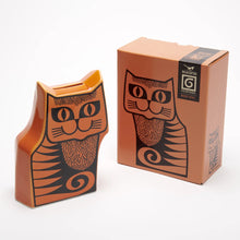 Load image into Gallery viewer, Magpie x Hornsea Moneybox - Grinning Cat in Orange