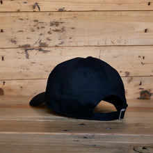 Load image into Gallery viewer, Baseball Cap black with red, organic cotton by monsieurbarr
