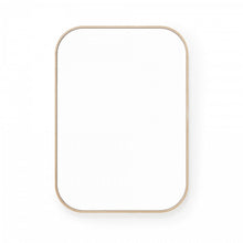 Load image into Gallery viewer, Outlook 55 rectangular wall mirror natural oak frame by Wireworks
