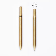 Load image into Gallery viewer, Method retractable capless ballpoint pen - solid brass - andhand