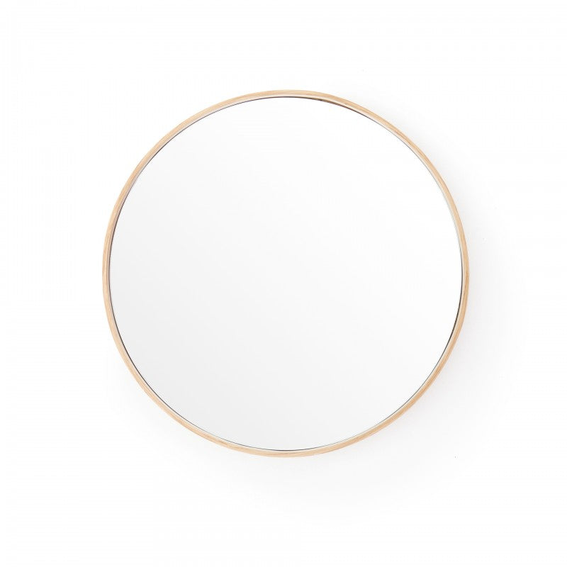 Glance 310 wall mirror natural oak frame by Wireworks
