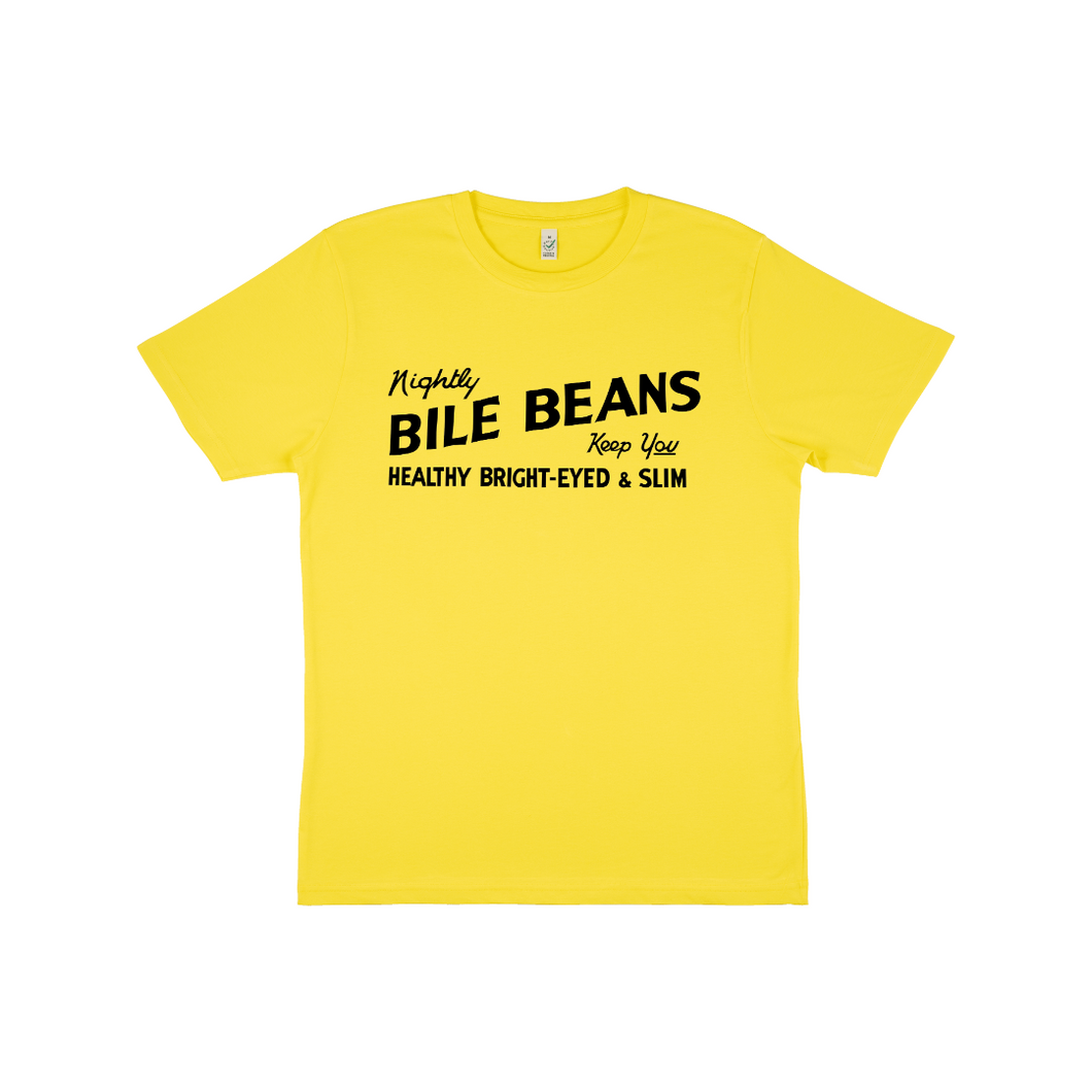 York Bile Beans sign unisex T-Shirt - Earth Positive 100% Organic cotton