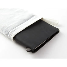 Load image into Gallery viewer, TRAVELER'S COMPANY notebook - black coloured leather regular size