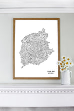 Load image into Gallery viewer, Word Map of York - Art Print - Alison Hardcastle x SNOWHOME