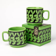 Load image into Gallery viewer, NEW! Green Rabbits Mug - Magpie x Hornsea Mug