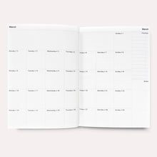 Load image into Gallery viewer, Numero 2026 Dated Weekly Planner Book size A5 by The Completist