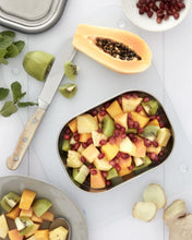 Load image into Gallery viewer, Lunch Box - Leak Proof Stainless Steel and Olive Green - Black + Blum