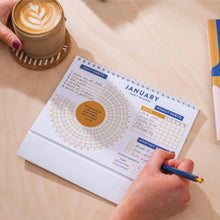 Load image into Gallery viewer, Habit Tracker | 12 Month Goal Planner | Tidal Waves | Good Tuesday