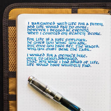 Load image into Gallery viewer, LOCHBY - Water Resistant Waxed Canvas Field Journal